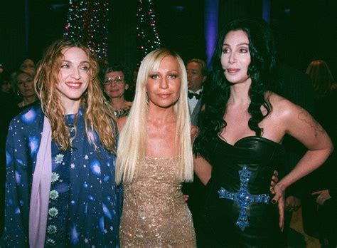 cher madonnna versace